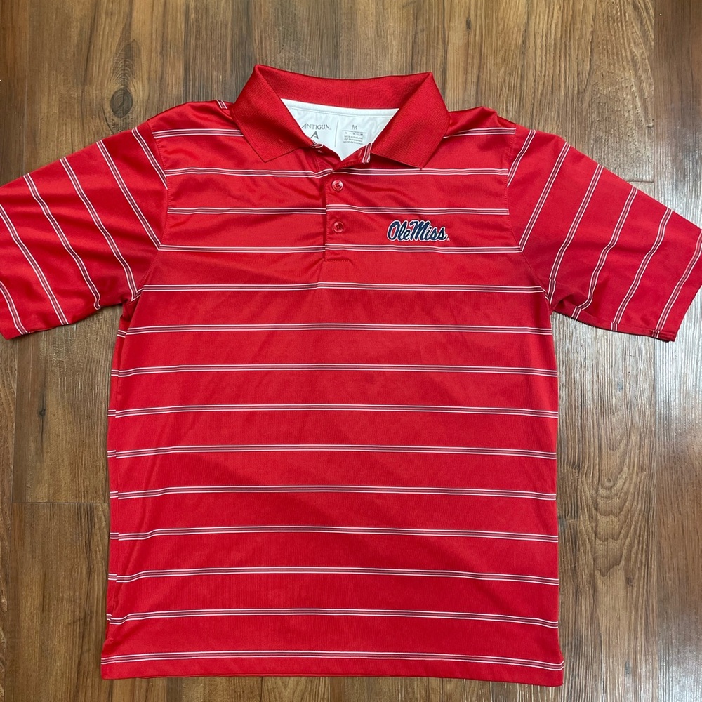 Ole Miss Rebels Men's Red Polo Shirt